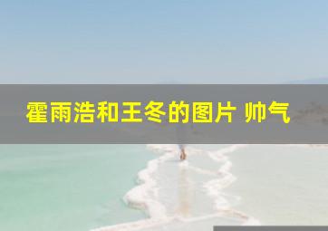 霍雨浩和王冬的图片 帅气